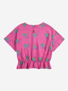 Funny Snail all over woven blouse