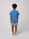 Multicolor Stripes terry cloth bermuda shorts