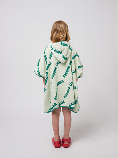 Wavy Bobo Choses all over terry towel poncho