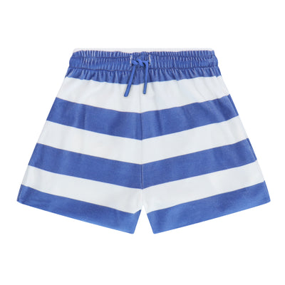 CUT OFF JOG SHORT STRIPED