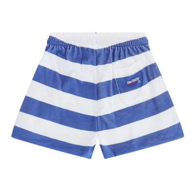 CUT OFF JOG SHORT STRIPED