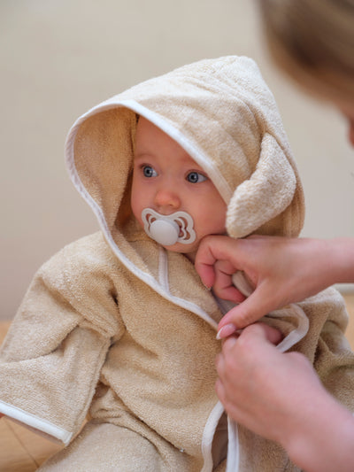 Poncho-robe - Baby - Bunny - Wheat