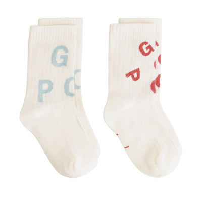 POP Ribbed Socks GOTS | 2-pack