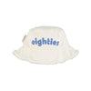 hat "eighties" print