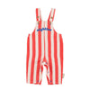 baby dungarees "eighties" print