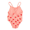 swimsuit w/ crossed straps red bows