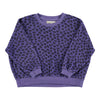 Terry cotton sweatshirt animal print