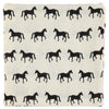 XXL swaddle/blanket black horses