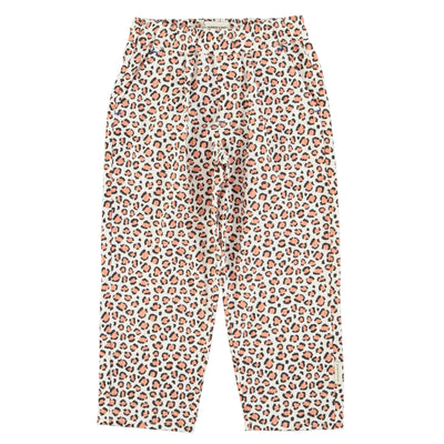 trousers| ecru animal print