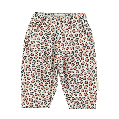 trousers| ecru animal print