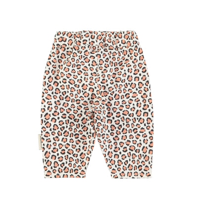 trousers| ecru animal print