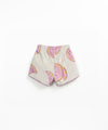 PRINTED PLUSH SHORTS