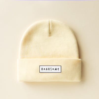 Cream Beanie - Double Cream