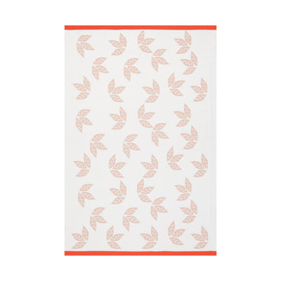 Leaf Reversible Baby Blanket: Pink