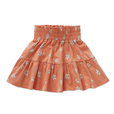 Smock skirt daisies print