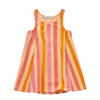 Sleeveless dress stripes