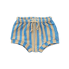 Terry baby shorts stripes