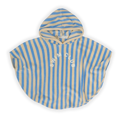 Terry poncho stripes